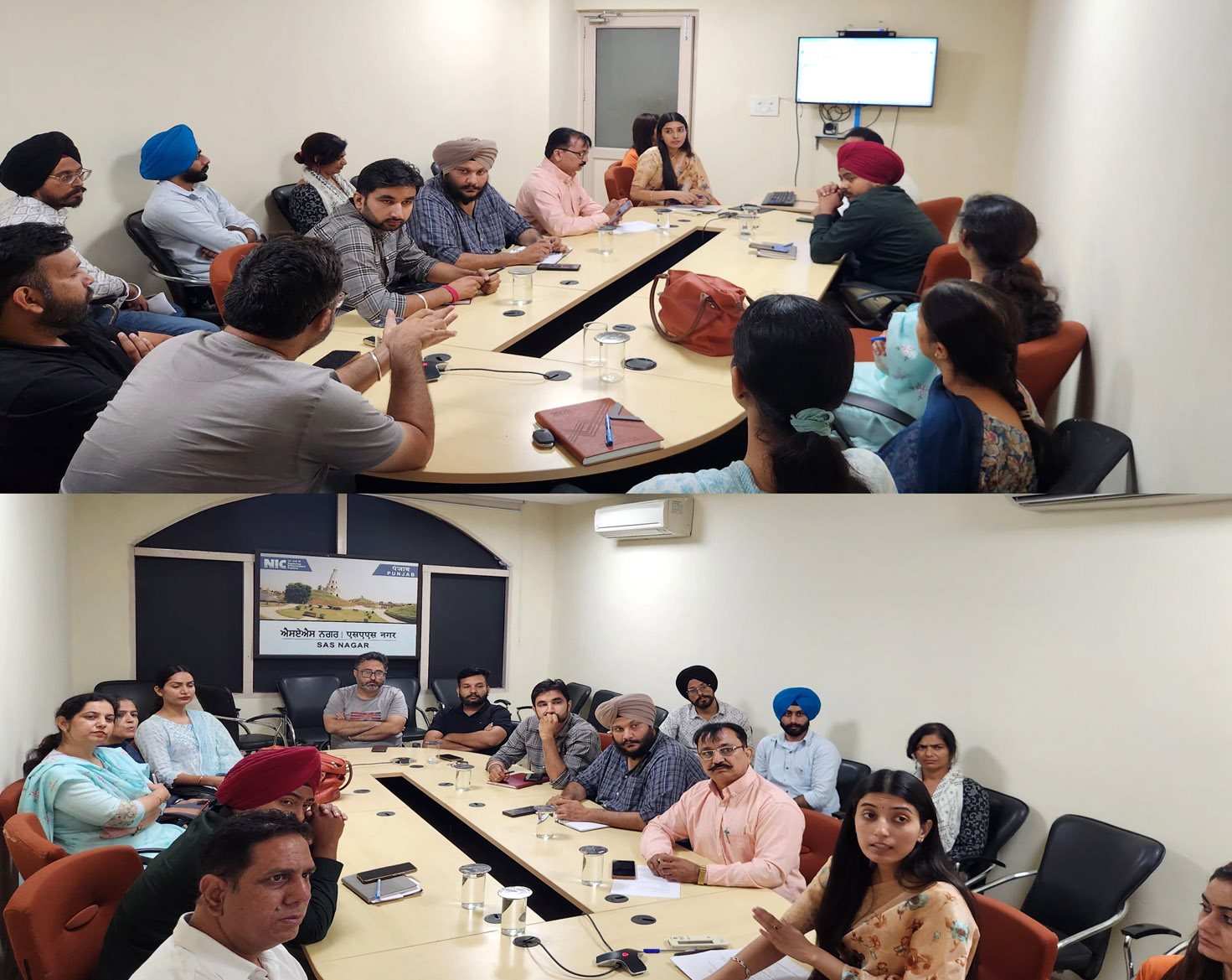 Training organized at District Administrative Complex Mohali on the use of Unnat Kisan App for proper management of paddy stubble